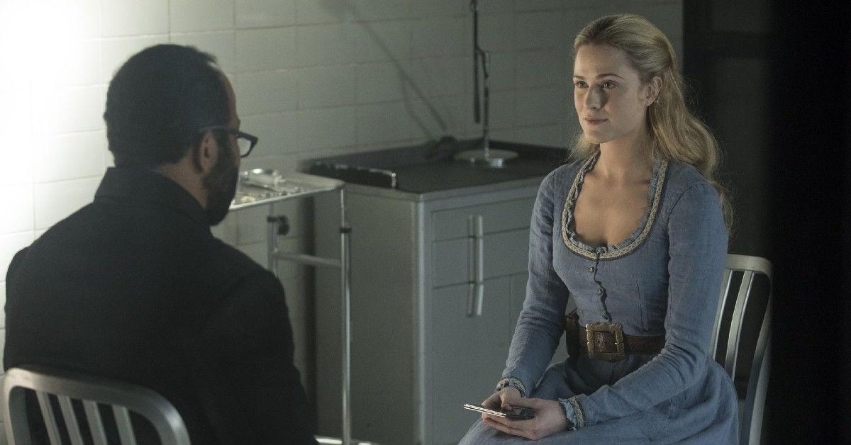 Bernard Lowe and Dolores Abernathy in 'Westworld.'