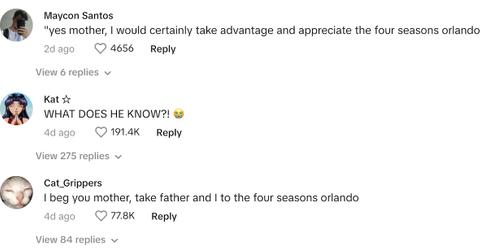 Comments "quoting" the "fully conscious baby"