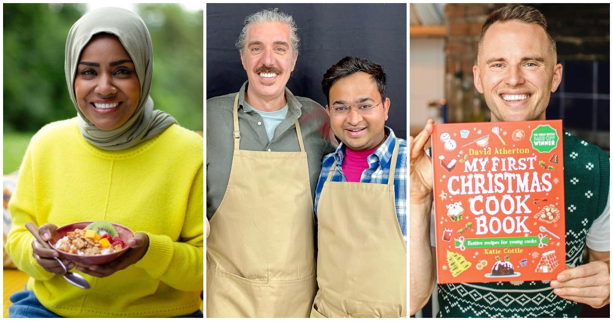 Nadiya, Giuseppe, Rahul, and David from GBBO