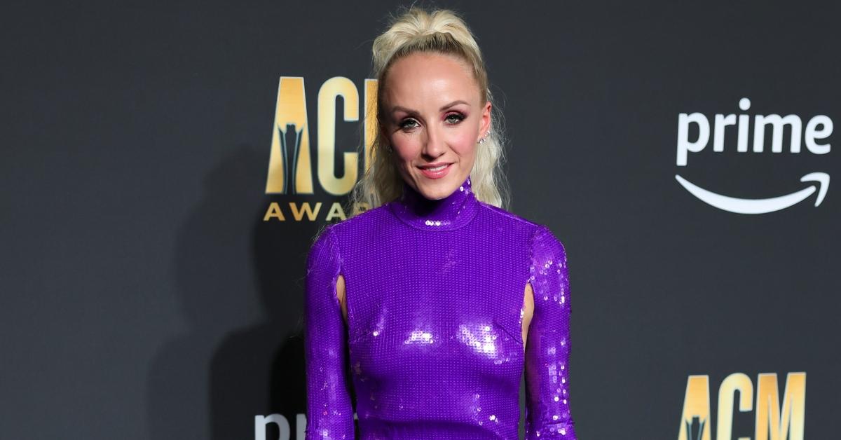 Nastia Liukin attends the 58th Academy Of Country Music Awards.