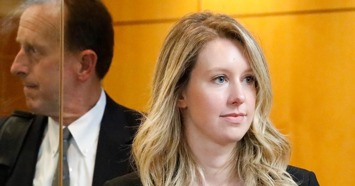 Elizabeth Holmes at court in July 2019