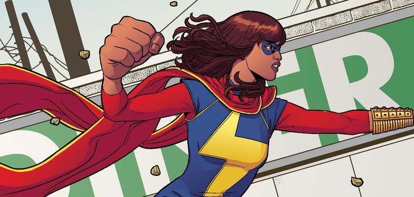 Ms. Marvel in action