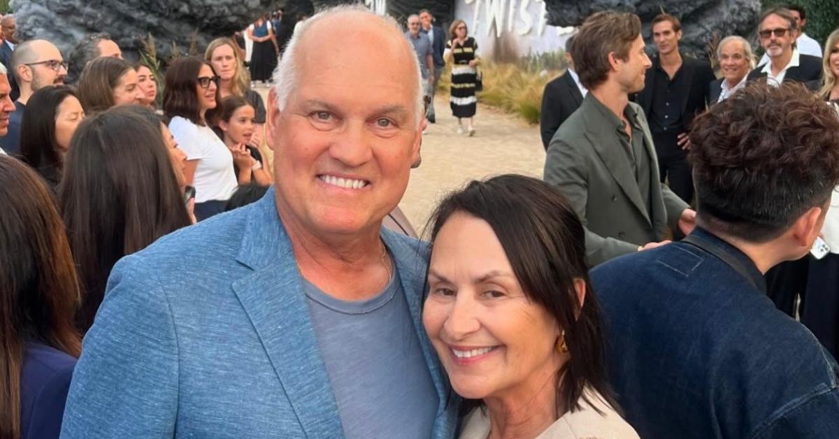Ryne Sandberg and his wife Margaret at the 'Twisters' premiere.