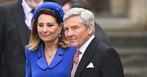 (l-r) Carole and Michael Middleton in 2023