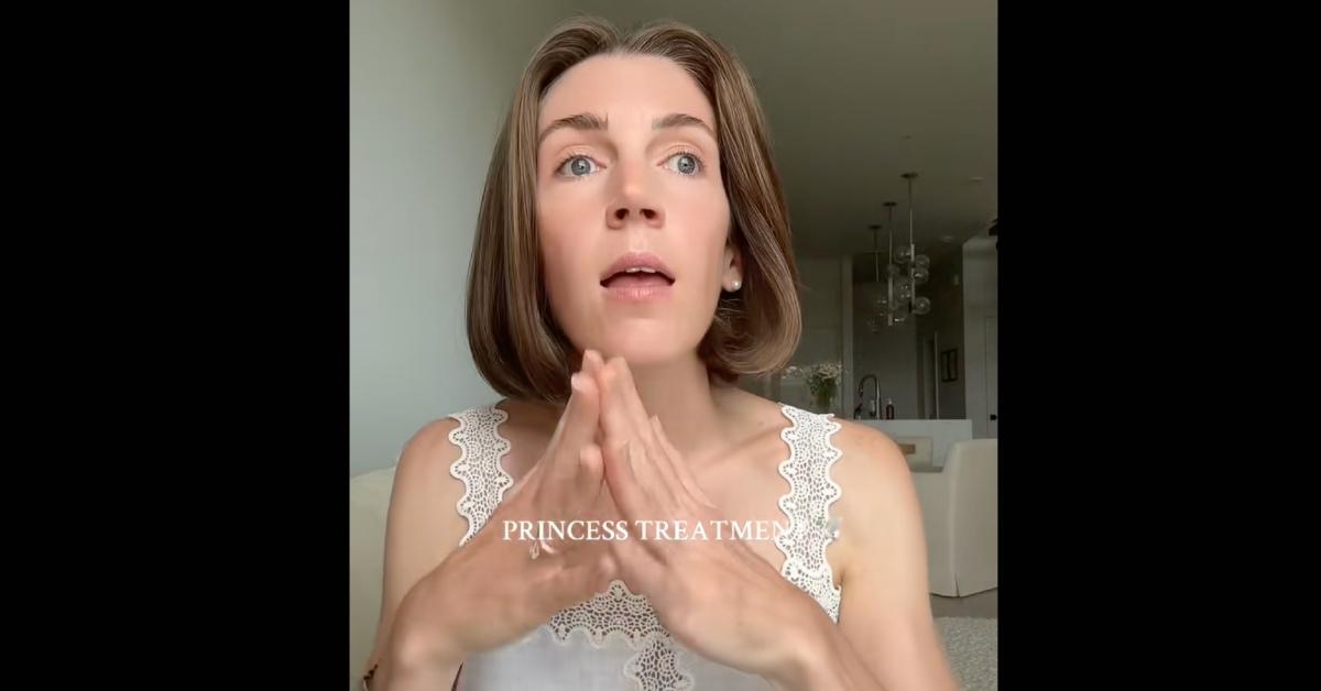 Woman explains her version of princess treatment when dining out.