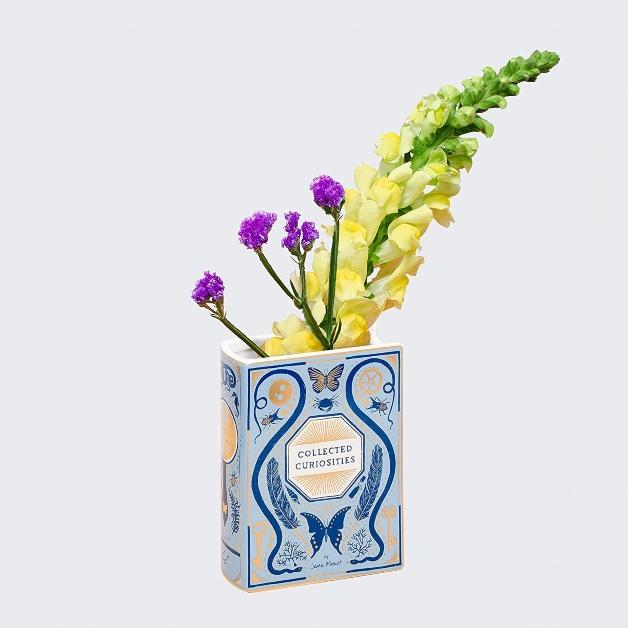 Bibliophile Ceramic Vase