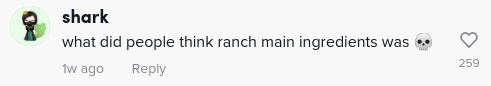 tiktoker ranch recipe revelation