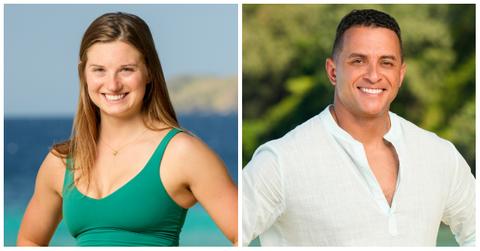 Eva Erickson and Joe Hunter from 'Survivor 48.'