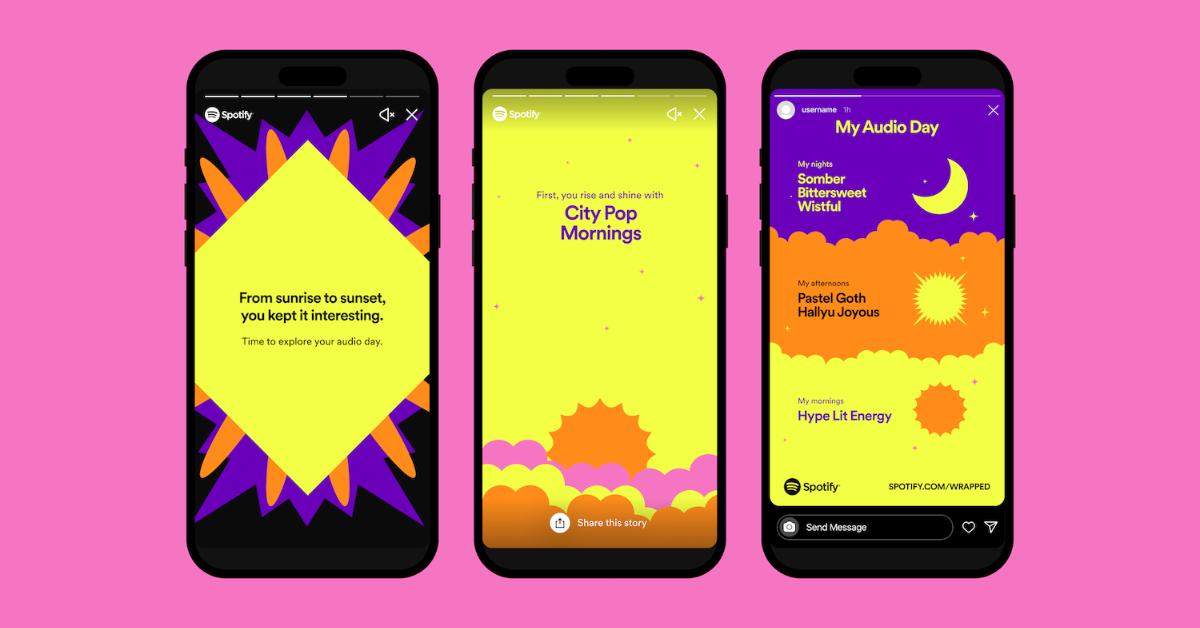 Spotify Wrapped 2022 allows fans to discover their "Audio Day."