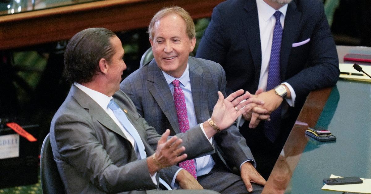 Ken Paxton during his impeachment trial
