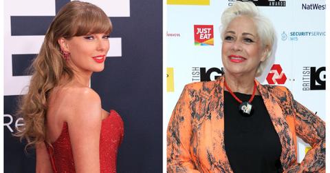 (L-R): Taylor Swift; Denise Welch