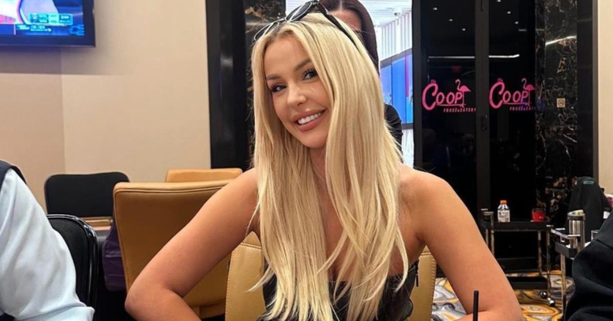 Tana Mongeau at a casino.