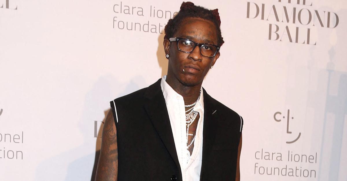 Young thug at a red carpet event.