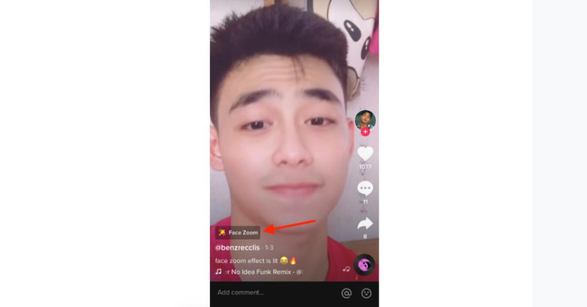 The Face Zoom Effect on TikTok What It Is and How to Use It