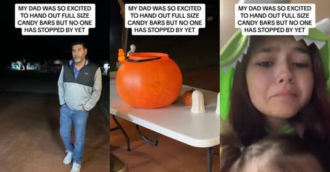 "So Excited to Hand out Full Size Candy Bars But No One Came"