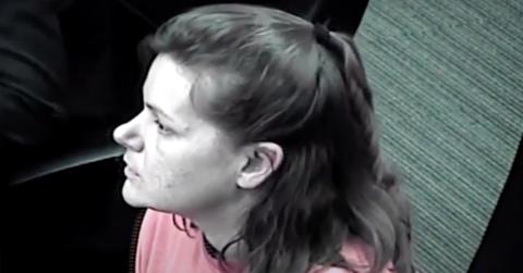 Brooke Crews sitting in court