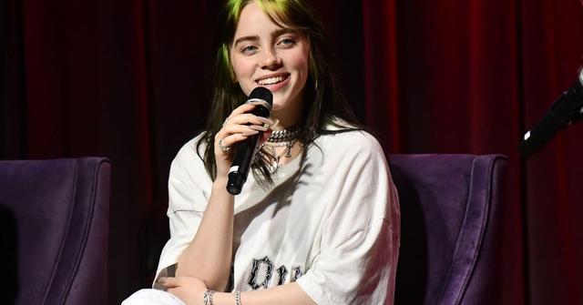 Billie Eilish performing