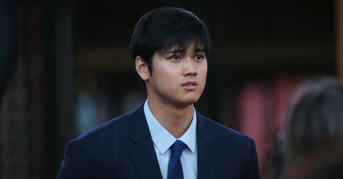 Shohei Ohtani attends The Japan America Society of Southern California's 110th Anniversary Dinner and Gala on July 11, 2019.