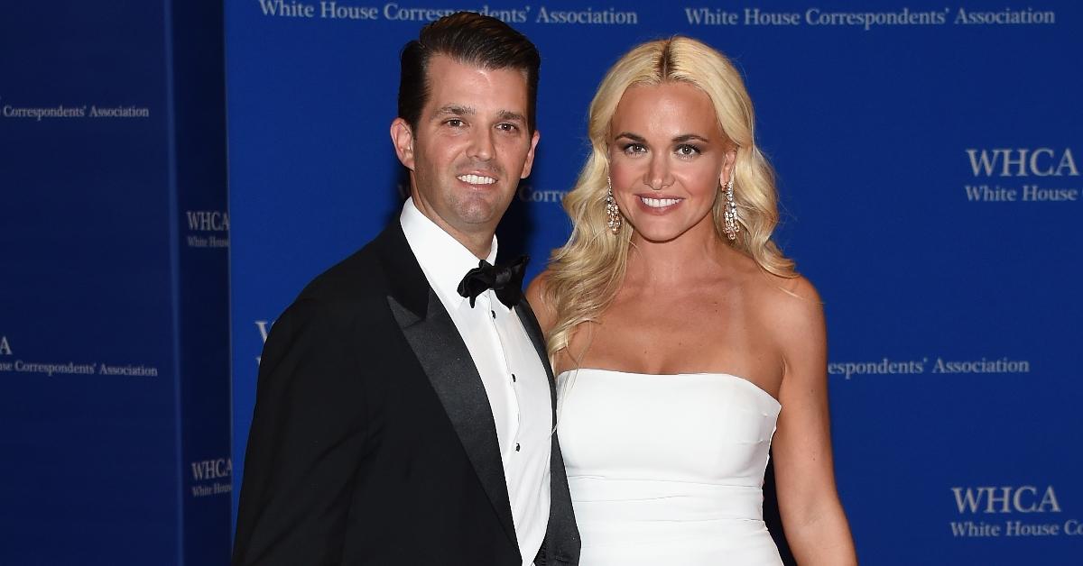 Donald Trump Jr.(L) and Vanessa Trump attend the 102nd White House Correspondents' Association Dinner on April 30, 2016 in Washington, DC. (Photo by Larry Busacca/Getty Images)