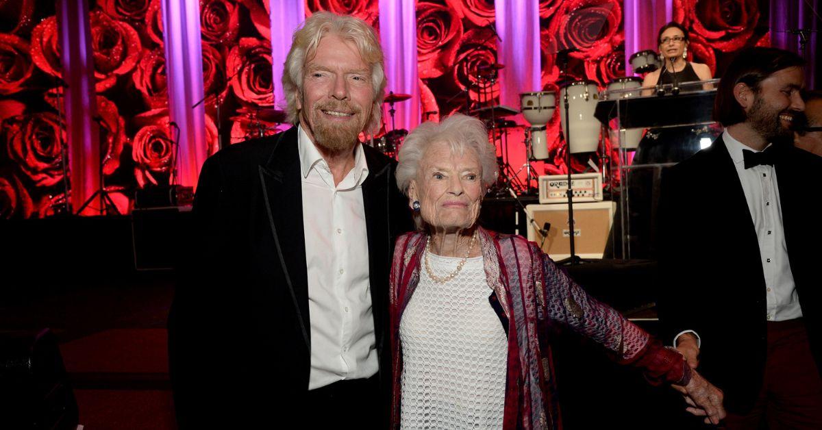 (l-r) Richard and Eve Branson attending an event,