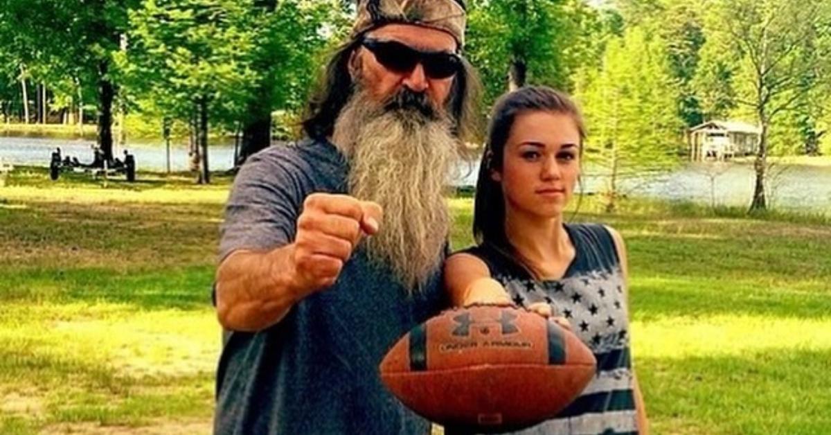Phil Robertson with granddaughter Sadie