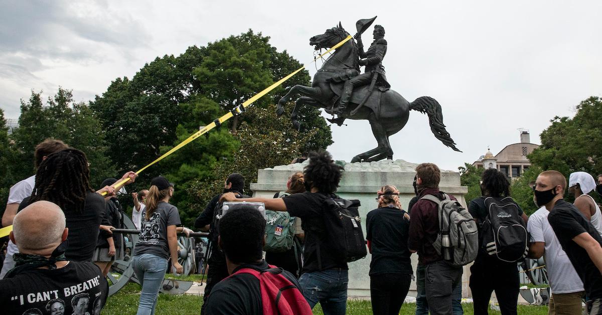 为什么要拆除安德鲁·杰克逊的雕像