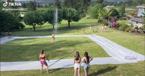 Slip and Slide Kickball