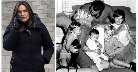 (L-R): Mariska Hargitay; Mickey Hargitay, Jayne Mansfield, and their kids