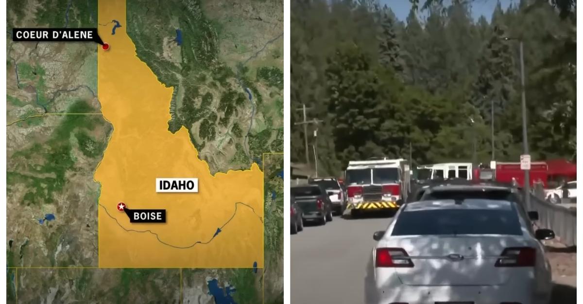 Area where the Idaho firefighters were shot