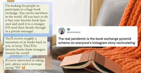 Instsgram Book exchange