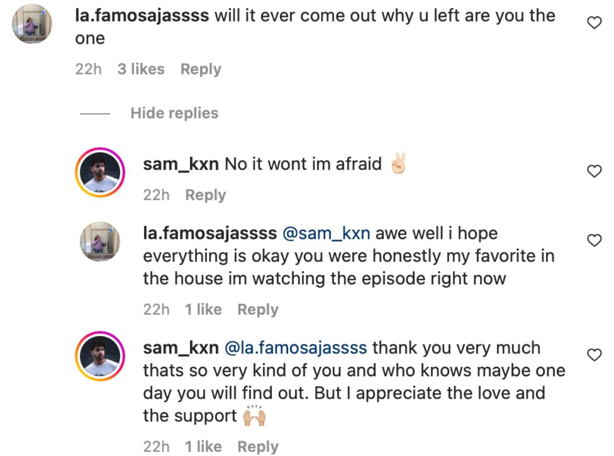 Why Did Sam Leave Are You the One? Heres What We Know