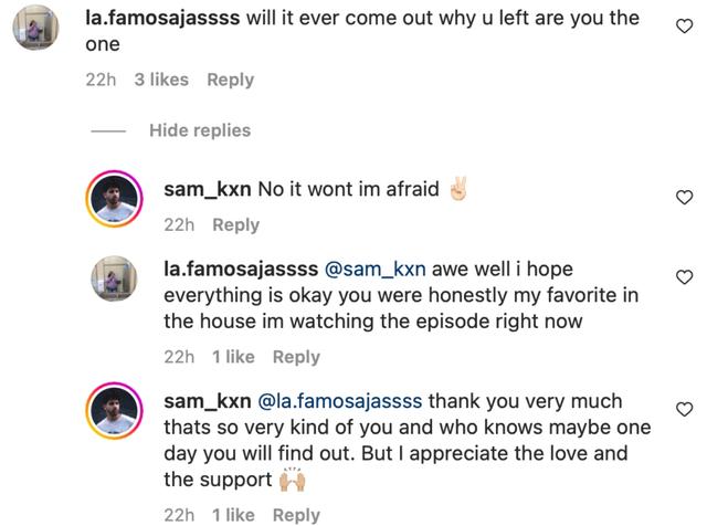 Why Did Sam Leave 'Are You the One'? Here's What We Know