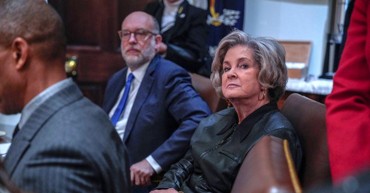 Susie Wiles at a cabinet meeting in the White House.