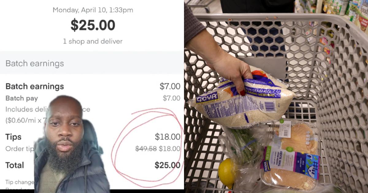 Instacart Shopper Says Customer Tip-Baited Him...again