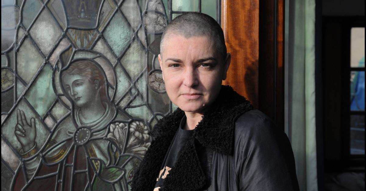 Sinead O'Connor posed at her home in County Wicklow, Republic Of Ireland .