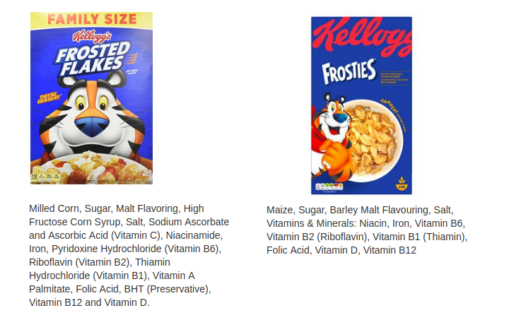 frosted flakes us uk