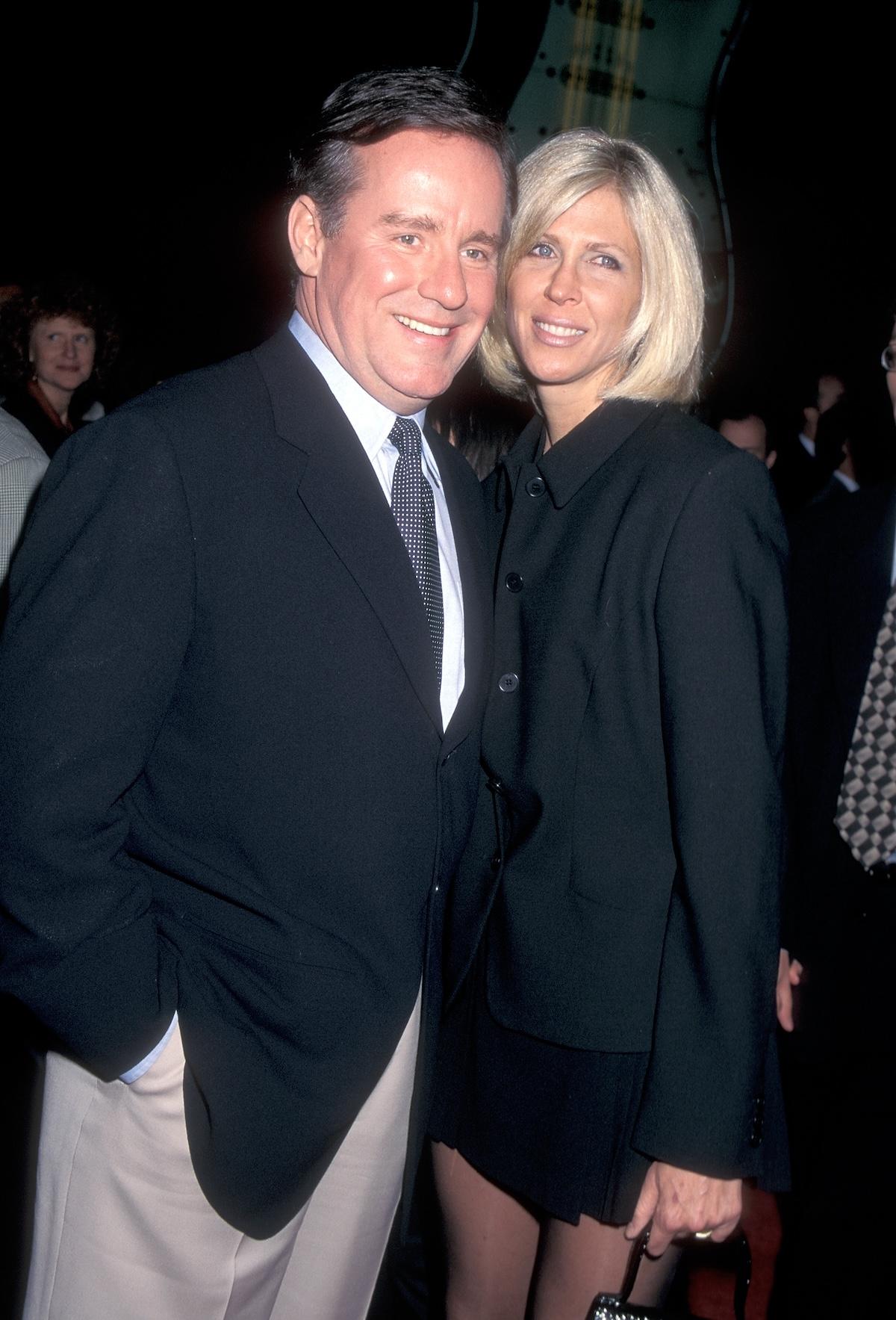 Phil Hartman and wife Brynn attend the "Sgt. Bilko" Universal City Premiere on March 27, 1996