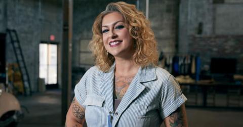 Danielle Colby poses with a glowing smile