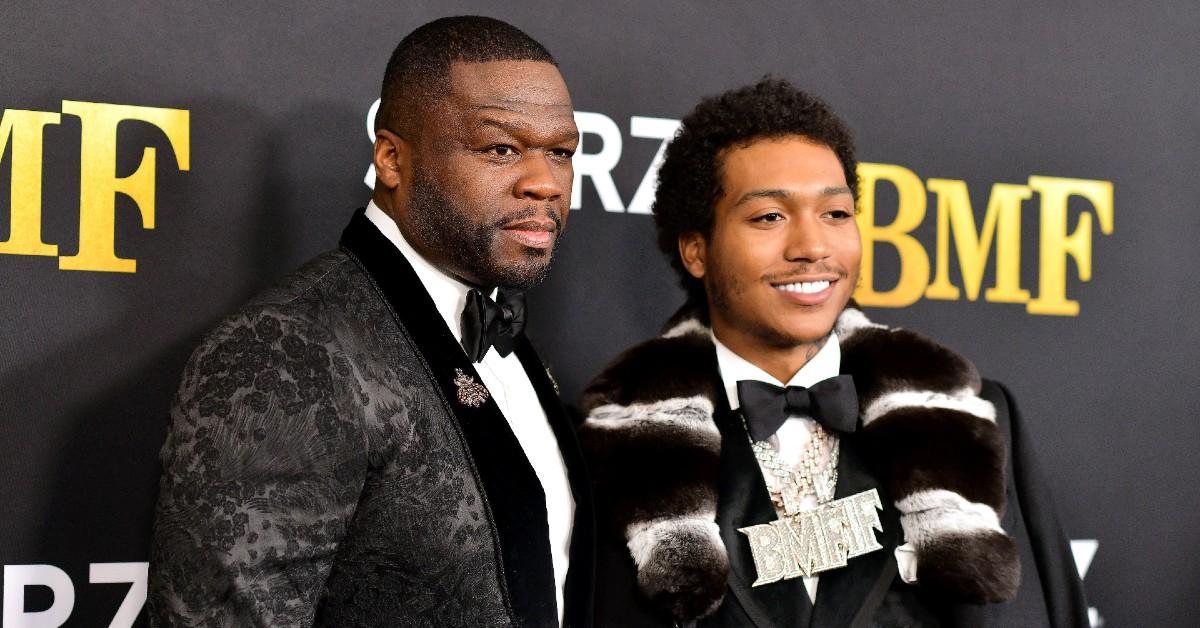 50 Cent and Lil Meech at the 'BMF' World Premiere