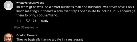 TikTok: Woman Confronted by Man's Girlfriend During Business Meeting