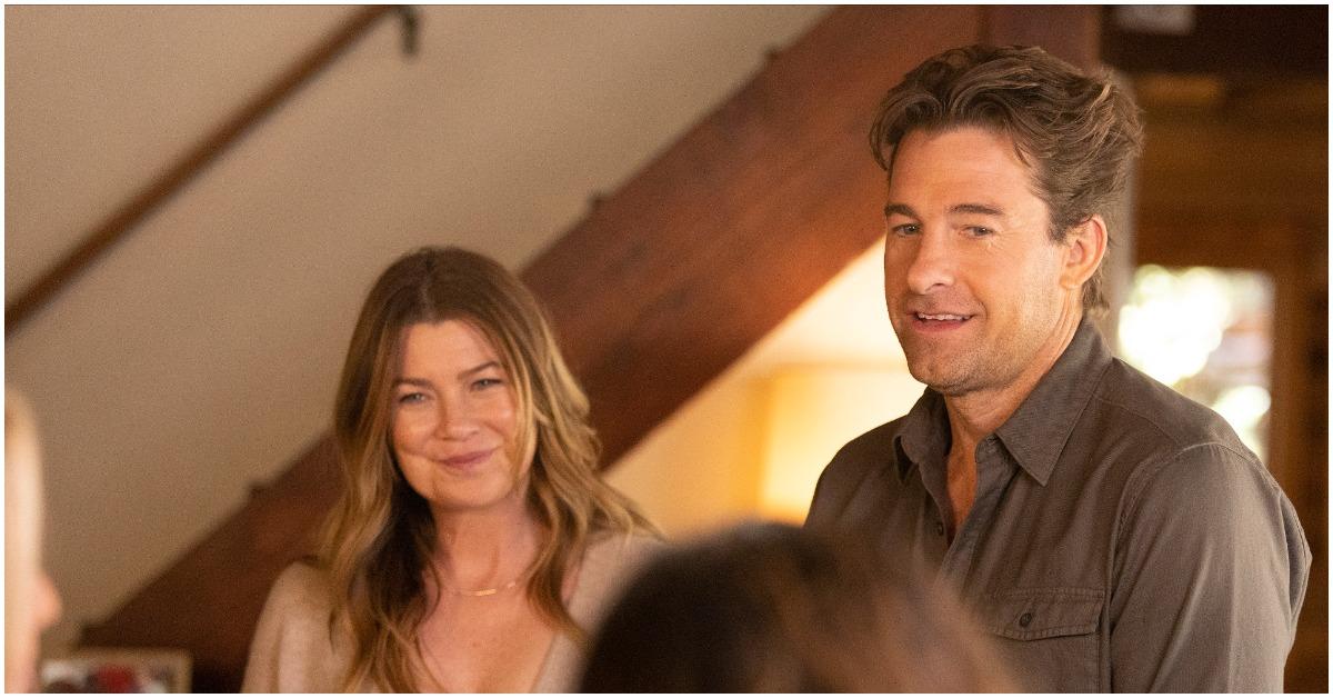 (l-r): Ellen Pompeo as Meredith Grey and Scott Speedman as Nick Marsh