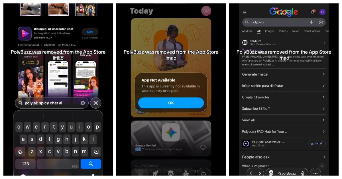 PolyBuzz Lets You Chat with Whatever AI Character You Wish — Why Is It off the App Store?