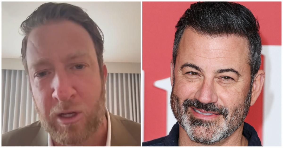 Dave Portnoy on Instagram; Jimmy Kimmel in Los Angeles.