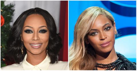 (l-r): Keri Hilson and Beyoncé