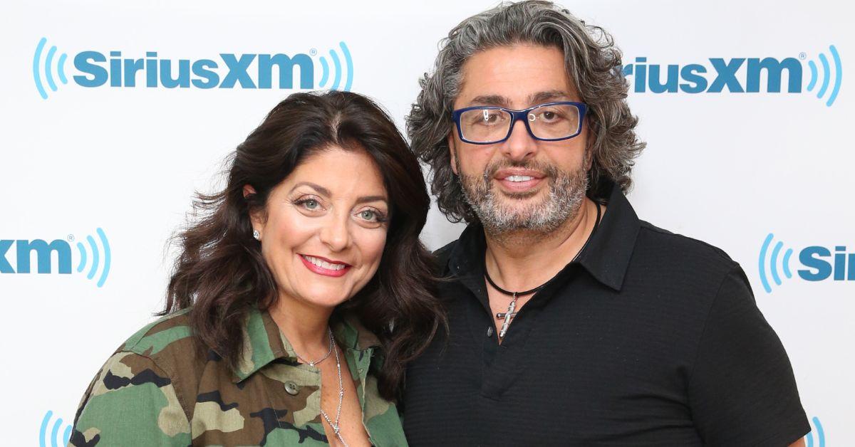 Kathy and Richard Wakile pose for photo at a sirius xm event