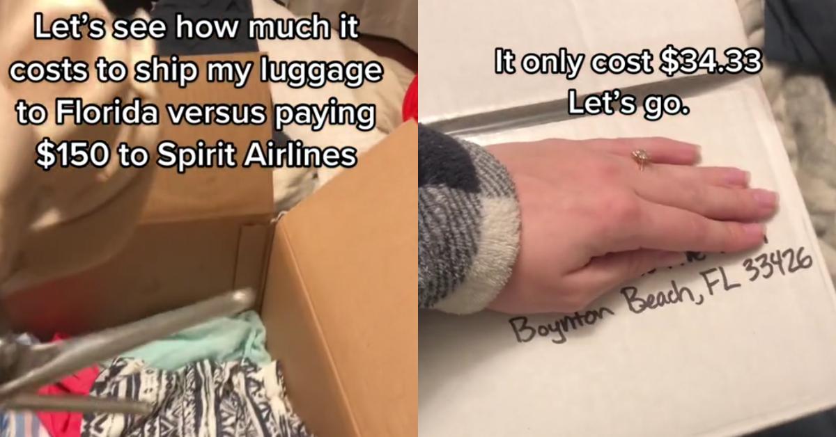 Spirit Airlines Customer Ships Clothes to Avoid Luggage Fees