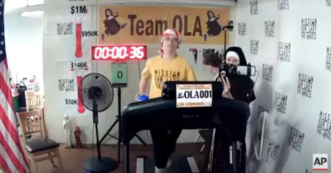 featured nun marathon treadmill