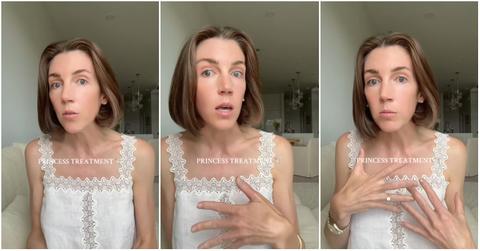 Woman explains her version of princess treatment when dining out.