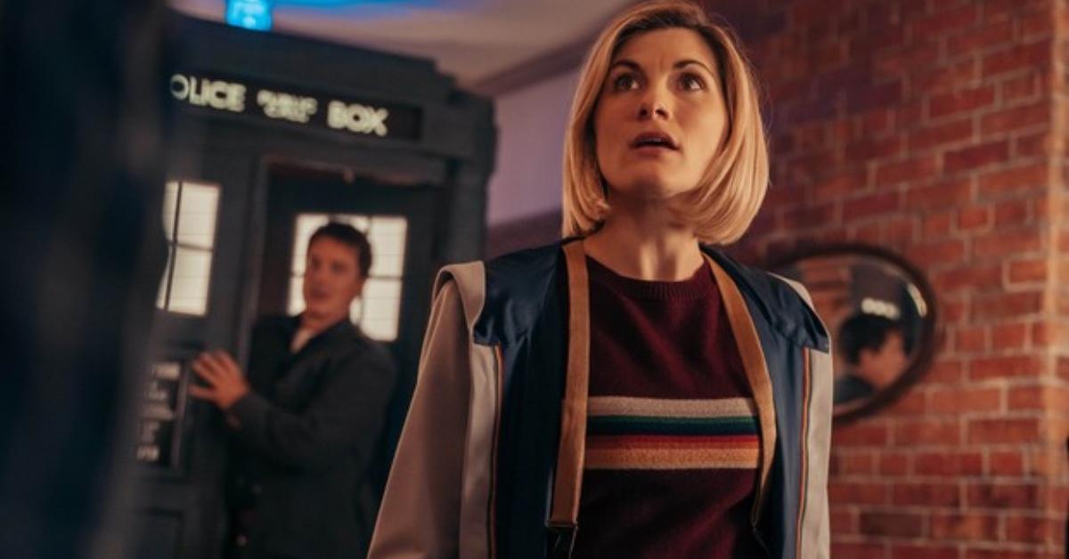 Jodie Whittaker as the Doctor.