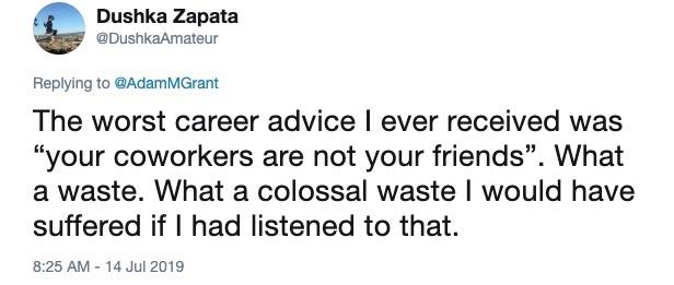 worst career advice